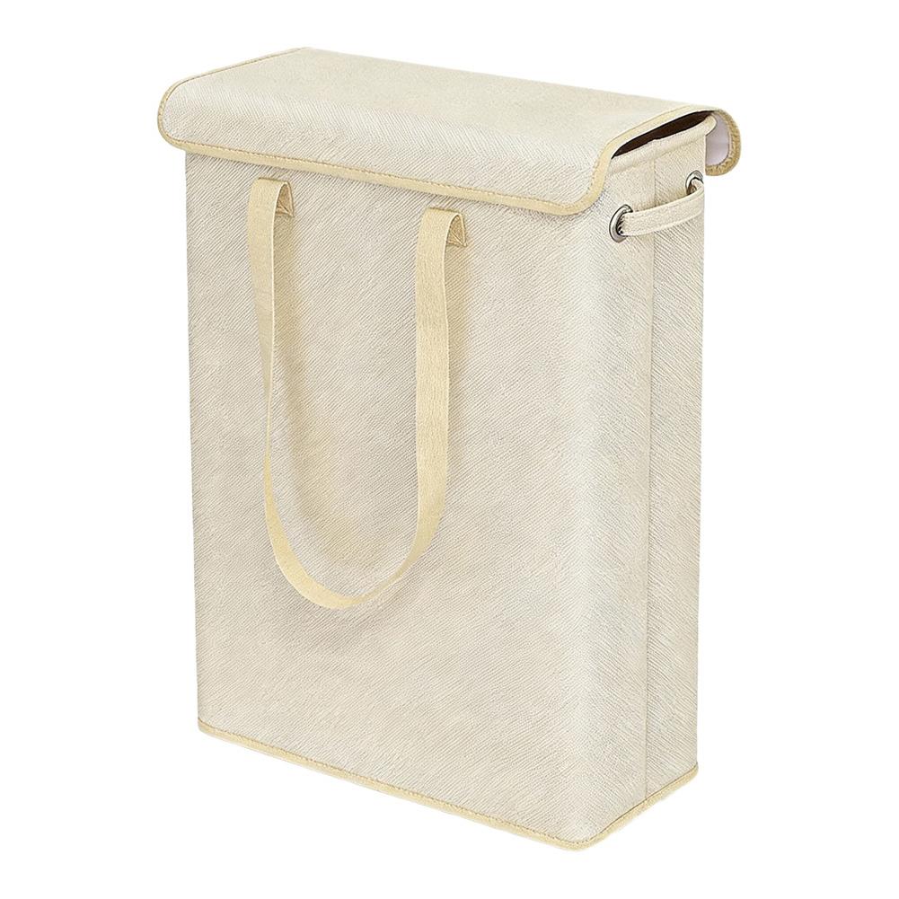 45L Hamper Narrow Laundry Bin Bedroom Storage Easy To Use Clothes Hamper Laundry Basket Functional Storage Design
