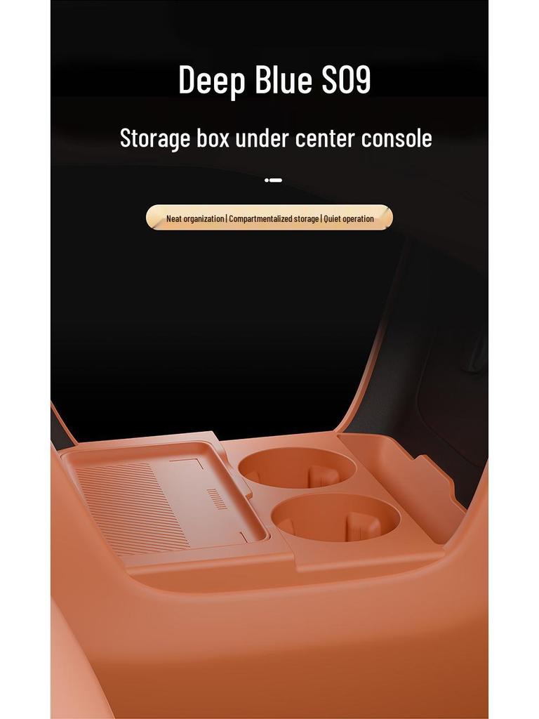 Silicone Storage Box for Changan Shenlan S09 Console - Eyeglass Case & Interior Accessories Organizer