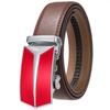 Men'S Belt, Automatic Buckle Cowhide Belt Casual Business Ly36-1314-1
