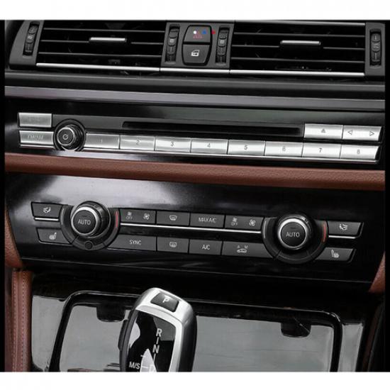 CD Center Panel Mode Button Cover Trim For BMW 5 6 7 F10 F11 F07 F01 F02 F12 F06