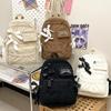 Girls' Corduroy School Backpack with Ribbon Bow - Perfect for High School and College