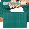 Office Schoole Stationary Cutting Gridline Sewing Mat Anti Skid Board(A3 Single Face Green)