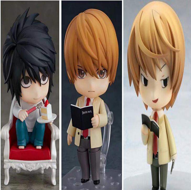 Anime Death Note Character Misa Amane L Yagami Light Cute PVC Action Figures Toys