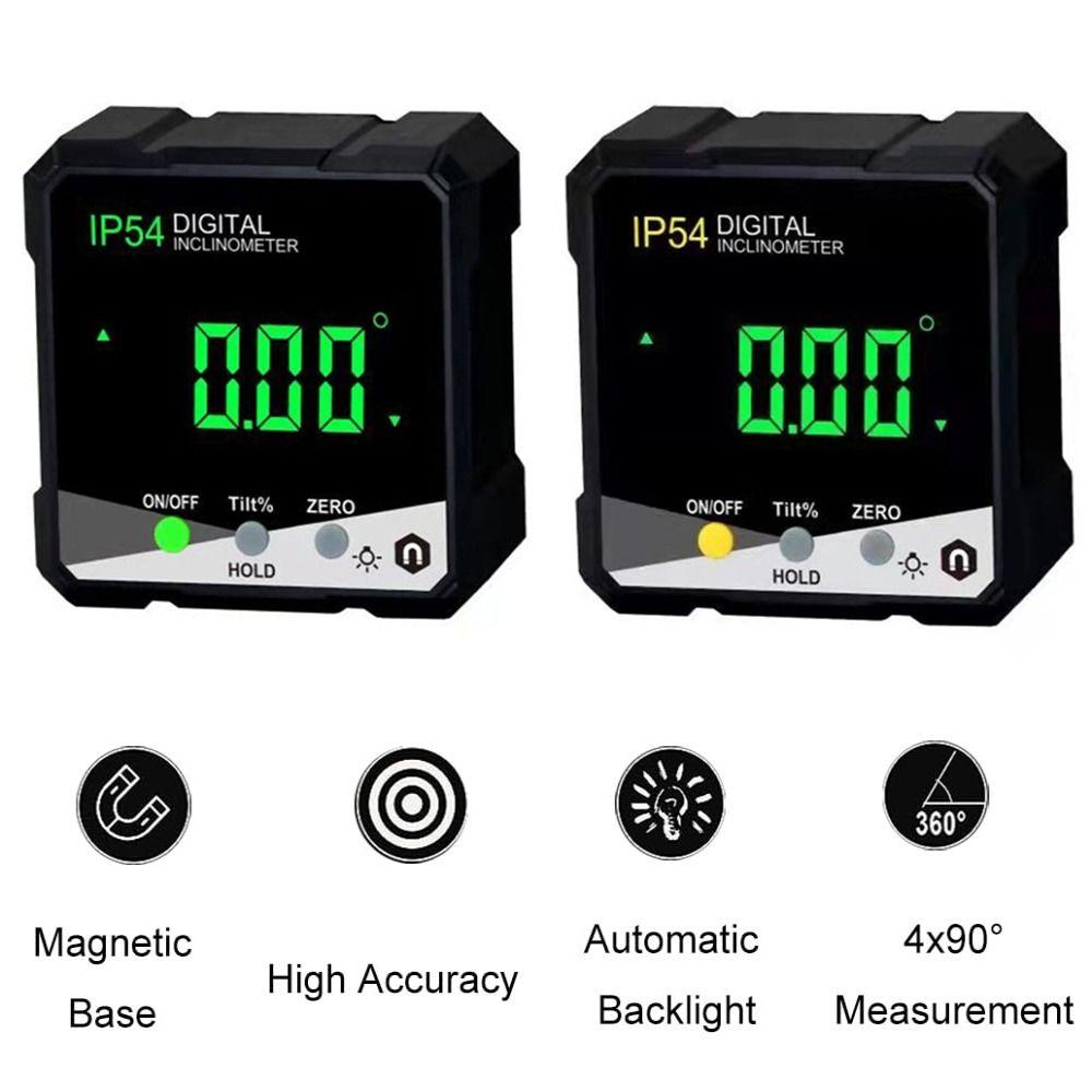 LCD Digital Level Angle Gauge Measuring Tool Digital Inclinometer Portable Bevel Gauge