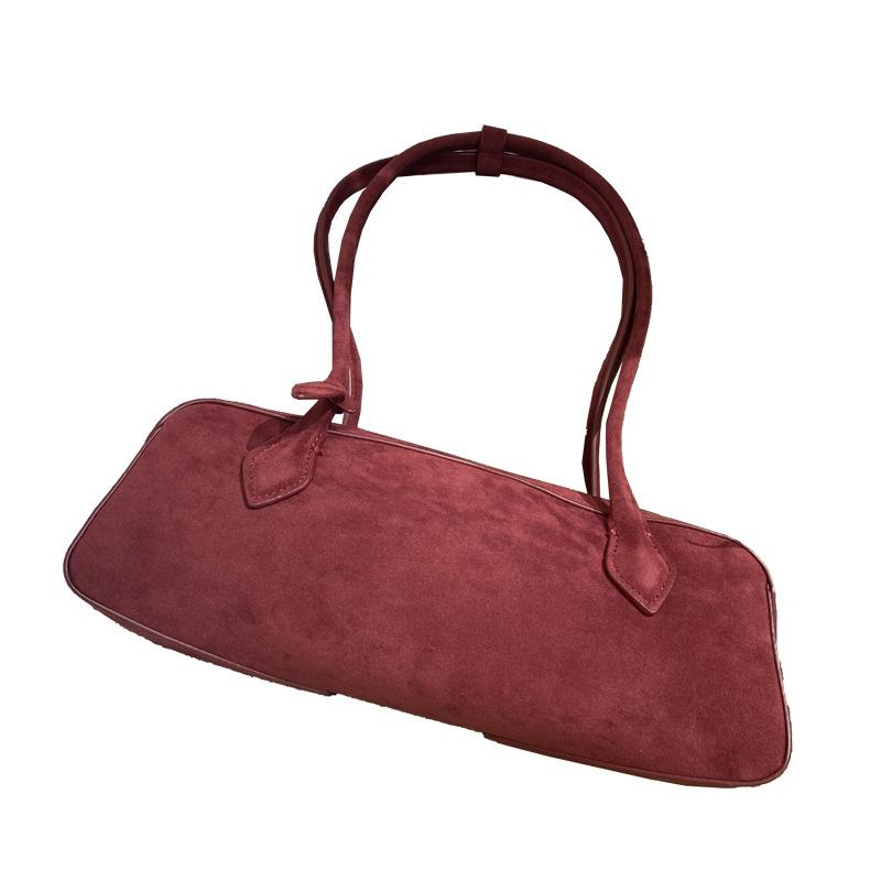 Hochwertige Bowling-Handtasche aus echtem Leder, Nischen-Design, Großes Fassungsvermögen, Modische Tote-Schultertasche