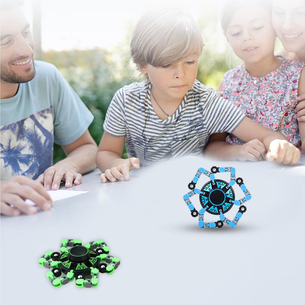 Spinning Toy Interesting Rotation Playthings Colorful Transforming Rotating Chain Toys Festival Gift Stress Relief Plaything