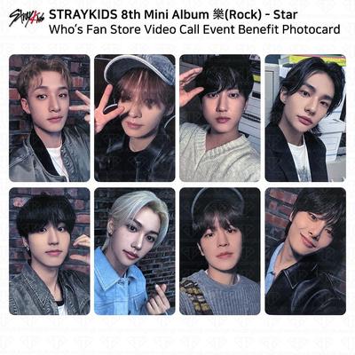 8th Mini Album Rock Star Who's Fan Fan Sign Event Benefit Photocard