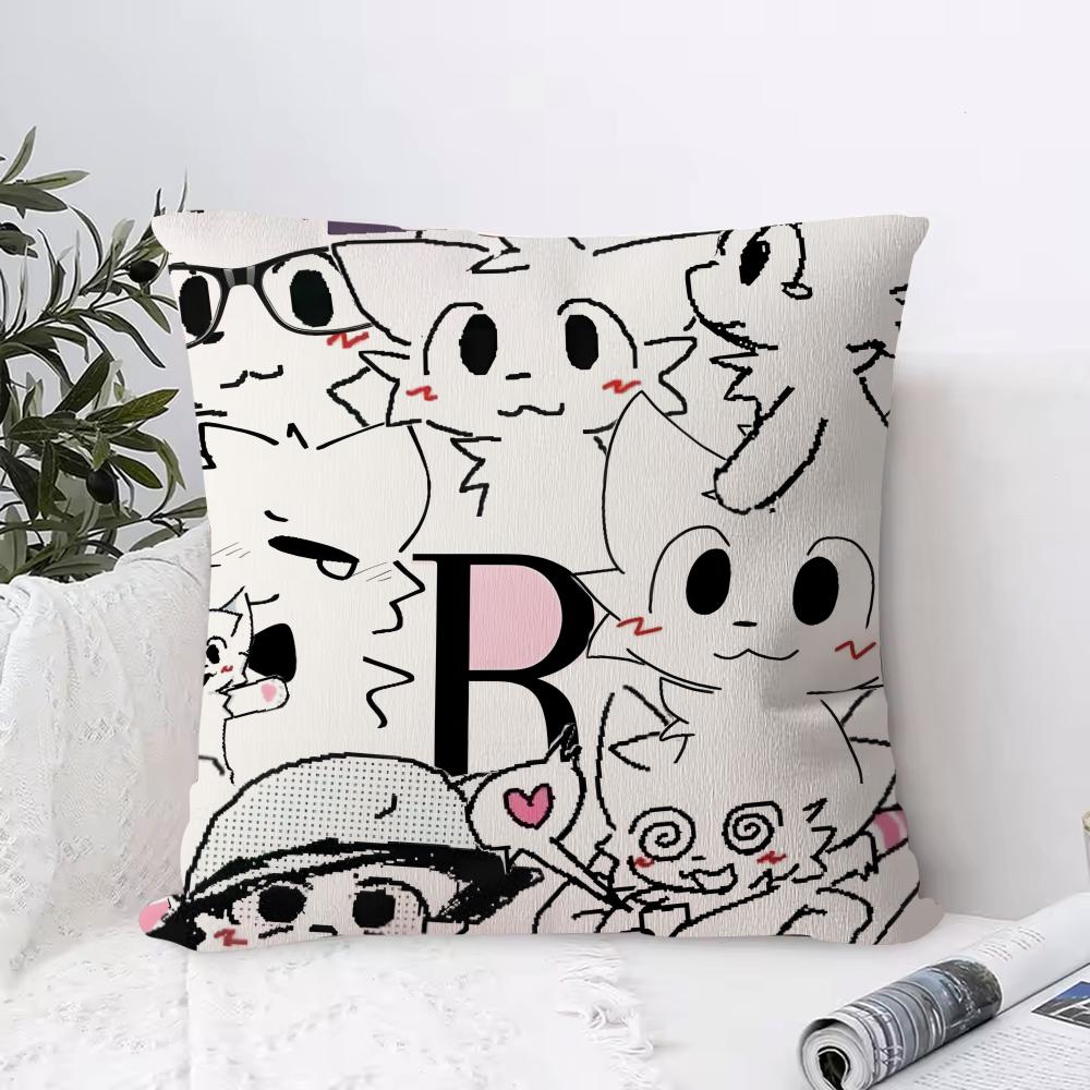 Boykisser Silly Cat Soft Plush Pillowcase DoubleSided Printed Cushion Cover Hidden Zipper Home Decor