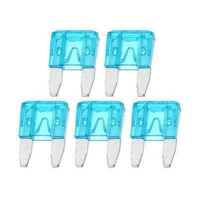 Partuto Set of 5 Mini 15AMP APM/ATM Universal Car Fuse Style Fuse Short