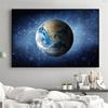 Galaxy Stars Posters And Prints On Canvas Astronaut's Planet Hole Space Painting Universe Earth Wall Home Ation Picture