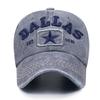 Washed 3D Letter Distressed Baseball Cap with Sun Protection for Men and Women