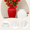Elegant Flower Vase Decorative Planter Versatile Home Decoration for Living Room Bookshelf Entrance Table