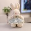 Plüschhase mit Blumenkleid für Mädchen und Kinder, Geburtstagsgeschenk