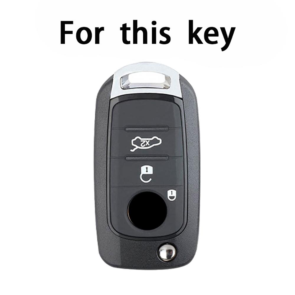 Tpu 3 Buttons Key Case Cover For Fiat Cronos Egea 500X Toro Tipo For Dodge Neon Keyless Fob Shell Skin Holder Protector