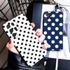 Polka Dots Art Fashion Desgin Soft Phone Case for Samsung Galaxy S26 S25 Edge S24 Ultra S23 Plus S22 S21 FE S20 Black Cover Back