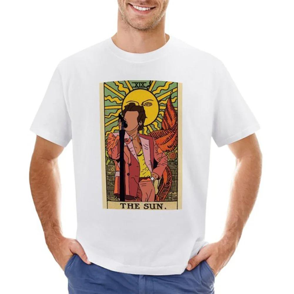 Harry Styles The Sun XIX graphic 100Cotton shirt unisex Y2k hiphop graphic Summer Unisexs Oneck Short sleeve Tshirt fan gift
