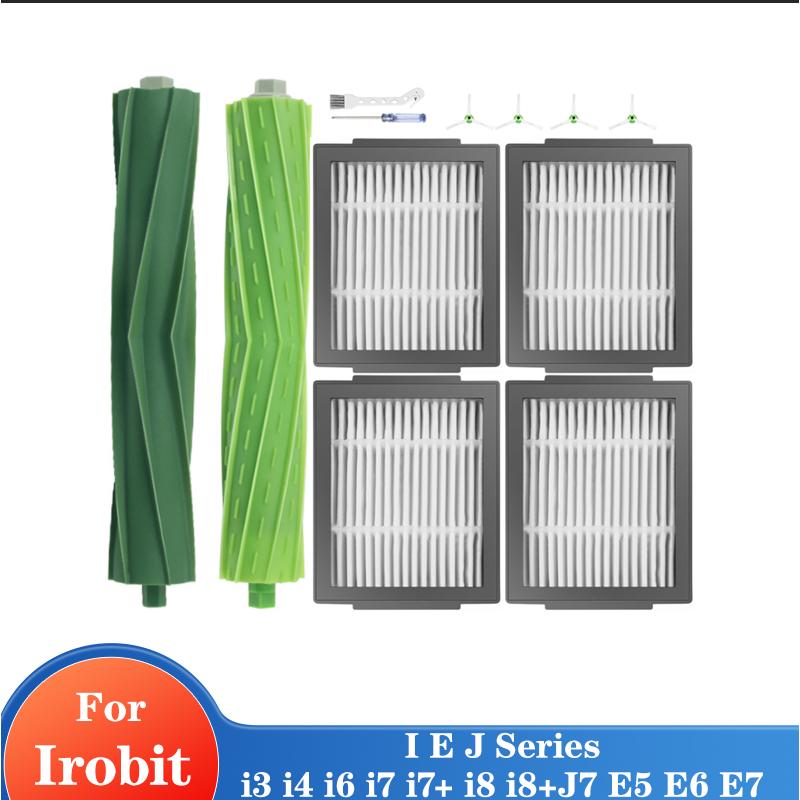 Rubber Roller Brush For iRobot Roomba I7 E5 E6 Series I3 I3+ I4 I6 I6+ I7 I7+ I8 I8+ Vacuum Cleaner Accessories Cleaning Brush