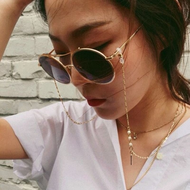 

Август Гармония Тельма цепочка для солнцезащитных очков Gold