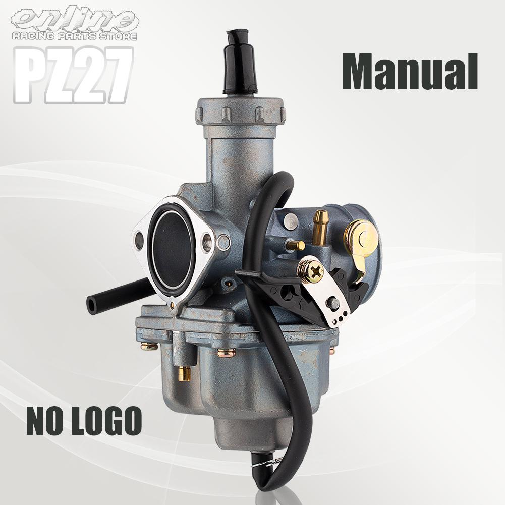 

PZ27 Carburetor 27mm Carburador For CG125 CG150 CG200 TR250 175CC 200cc 250c TXM155 ATC200X AKT150 ATV Quad Go Kart Dirt Bike PZ27 Manual NO logo