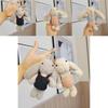 Adorable Cartoon Rabbit Keychain Plush Toy With Big Ears Perfect For Gifts And Collectibles