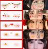 Cartoon Pattern Water Transfer Tattoo Decals Disposable Facial Stickers Lovely Removable Body Art Ornaments Waterproof Temporar
