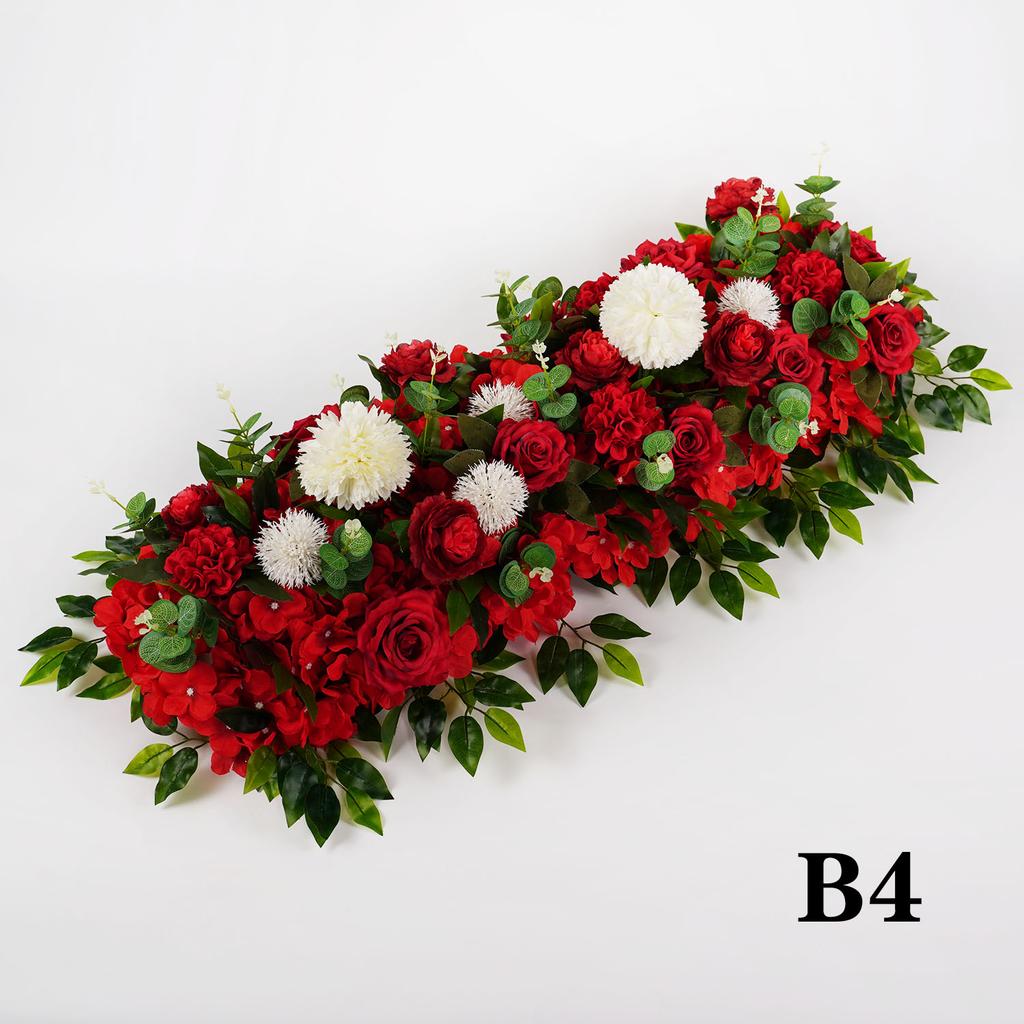 Artificial 100CM Flower Row Wedding Table Flower Floor Row Arrangement Flower Background Party Flower Decoration
