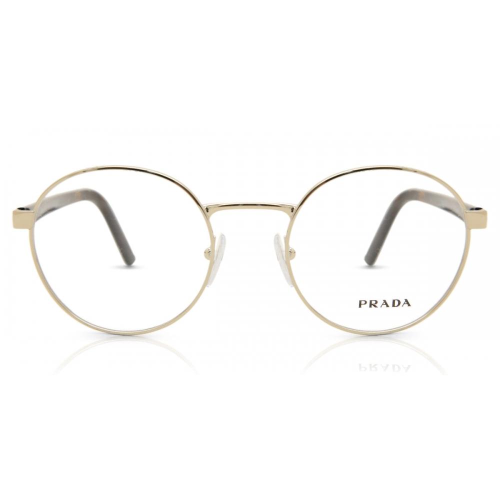 

Prada Pr 52xv Zvn1o1 Women Eyeglasses Pale Gold/49