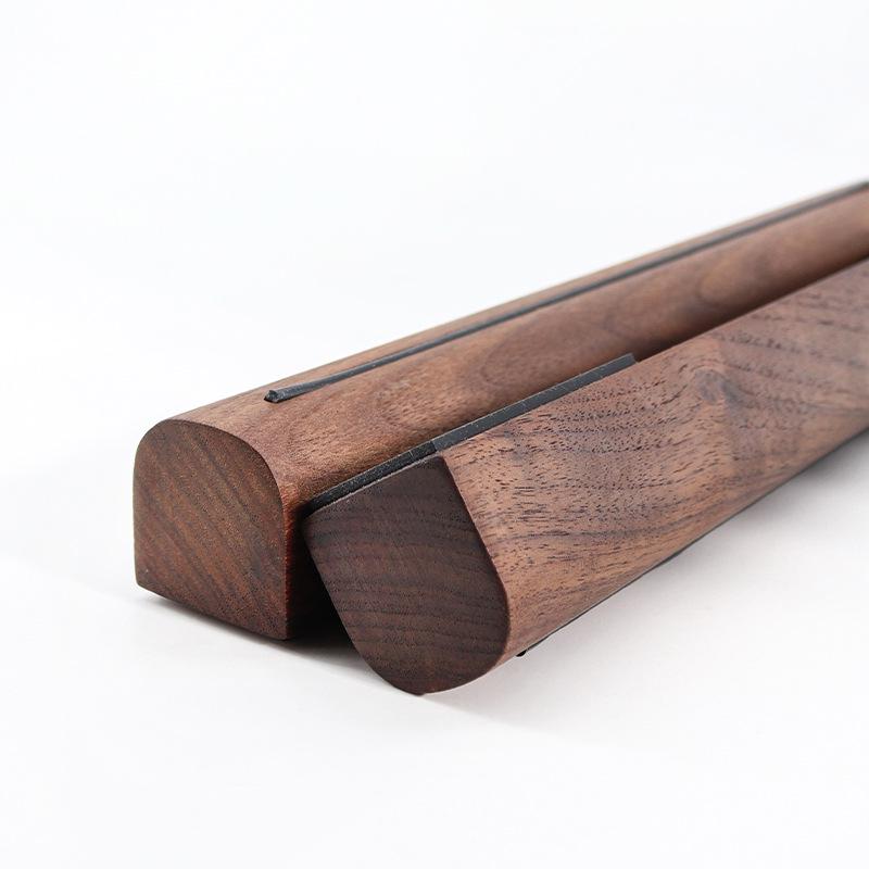 Walnut Wood Portable Laptop Stand with Cooling and Neck Protection