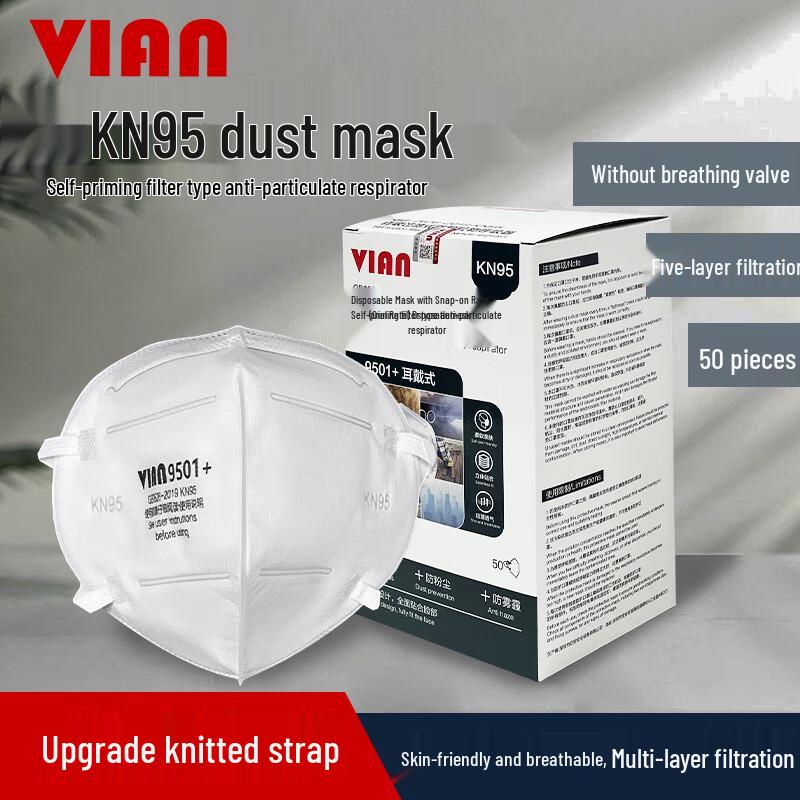 VIAN KN95 Industrial Dust Mask (Earloop) Standard