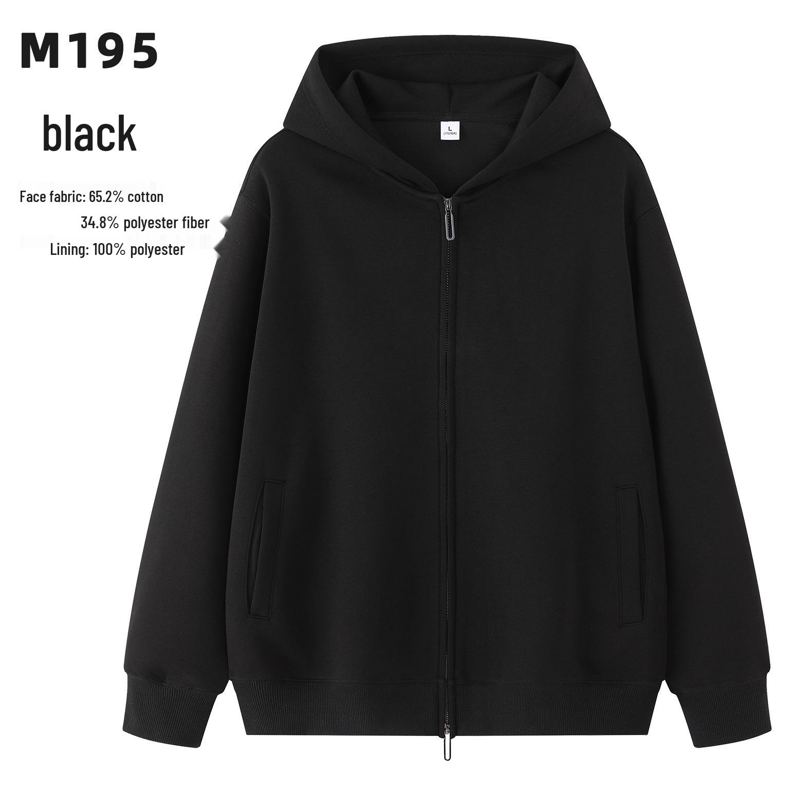 350G Retro Cotton Double Zipper Hoodie with Custom Embroidery – Soft, Skin-Friendly, and Warm. XL