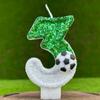 Creative Football 0-9 Number Birthday Candle Children Cake Decoration Gifts For Boy Halloween Party Memories Candle
