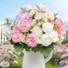 For Forest-Style Artificial Peony Bouquet for Bridesmaids and Photographers Requiring Consistent Floral Appearance Events