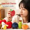 Pingente de Fruta Criativo Boneca de Pelúcia Chaveiro Charme - Pequeno Presente