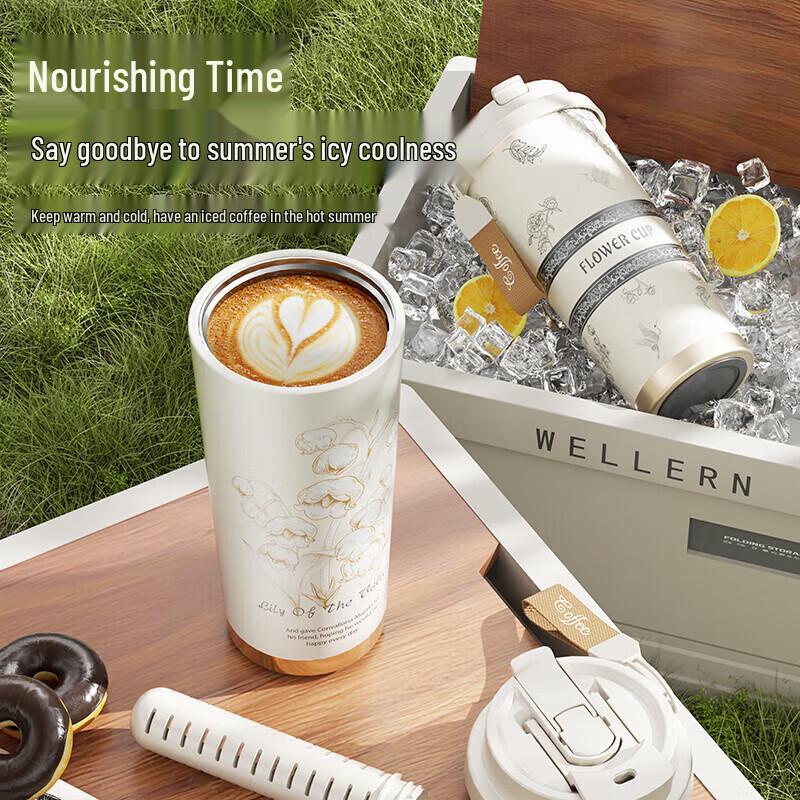 

TIANXI 500ml Stainless Steel Insulated Mug with Straw