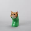 JXK Conqueror Cat Cat Figure Statue Miniature Cat Resin Model Desk Accessory Decoration Birthday Gift Painted Finished Product
