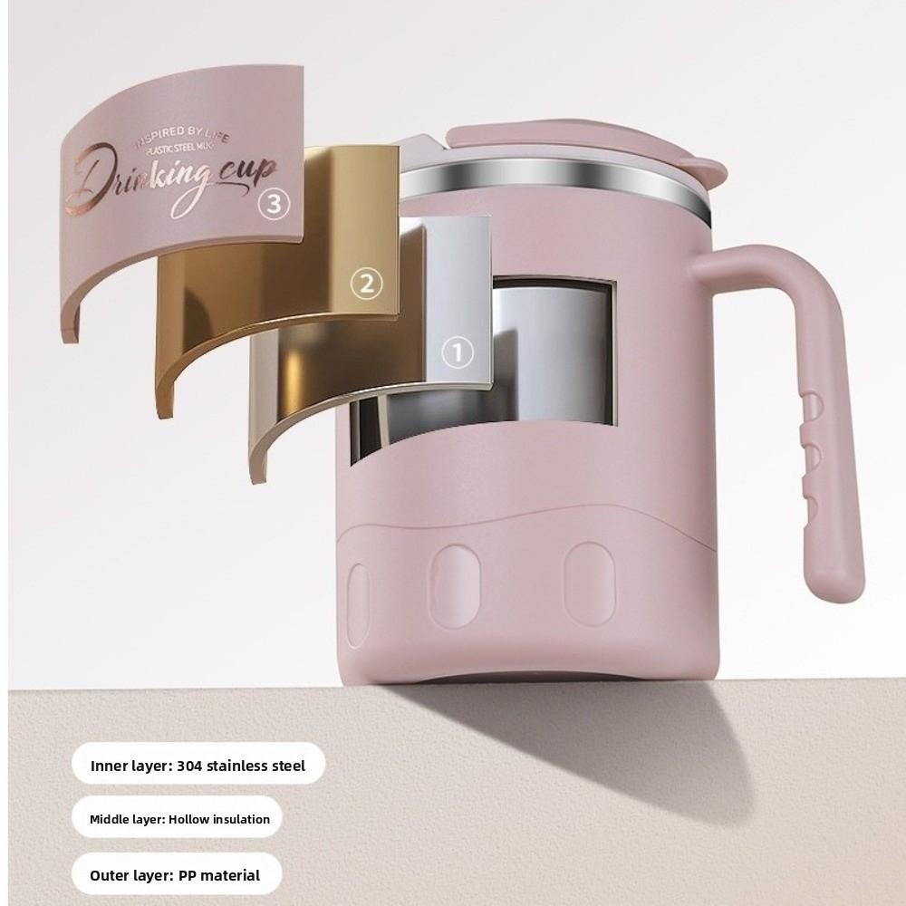 Heat-resistant Milk Coffee Cup 580ml Thermal Mug Portable Insulated Mug  Water Cup