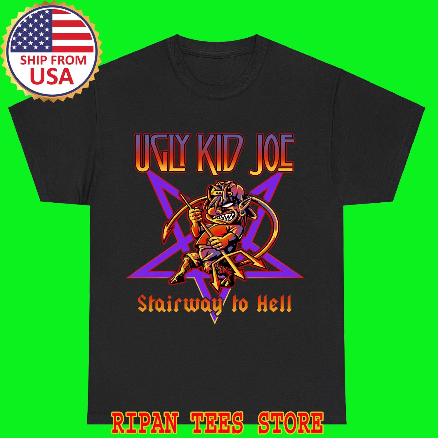 

Ugly Kid Joe Stairway To Hell Black T-Shirt Tee Top Unisex L
