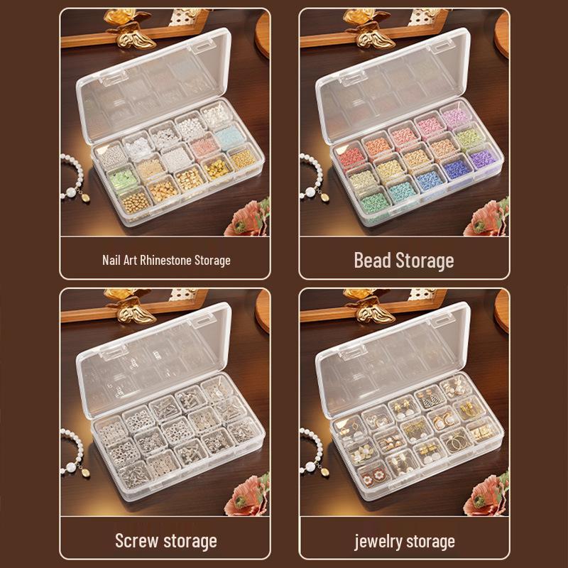 Przezroczyste pudełko na biżuterię zapobiegające utlenianiu na kolczyki, wkrętki, naszyjniki i akcesoria
