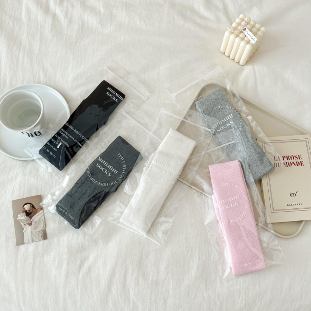 Bas pour femmes de couleur unie au-dessus du genou, chaussettes hautes longues à la mode pour dames