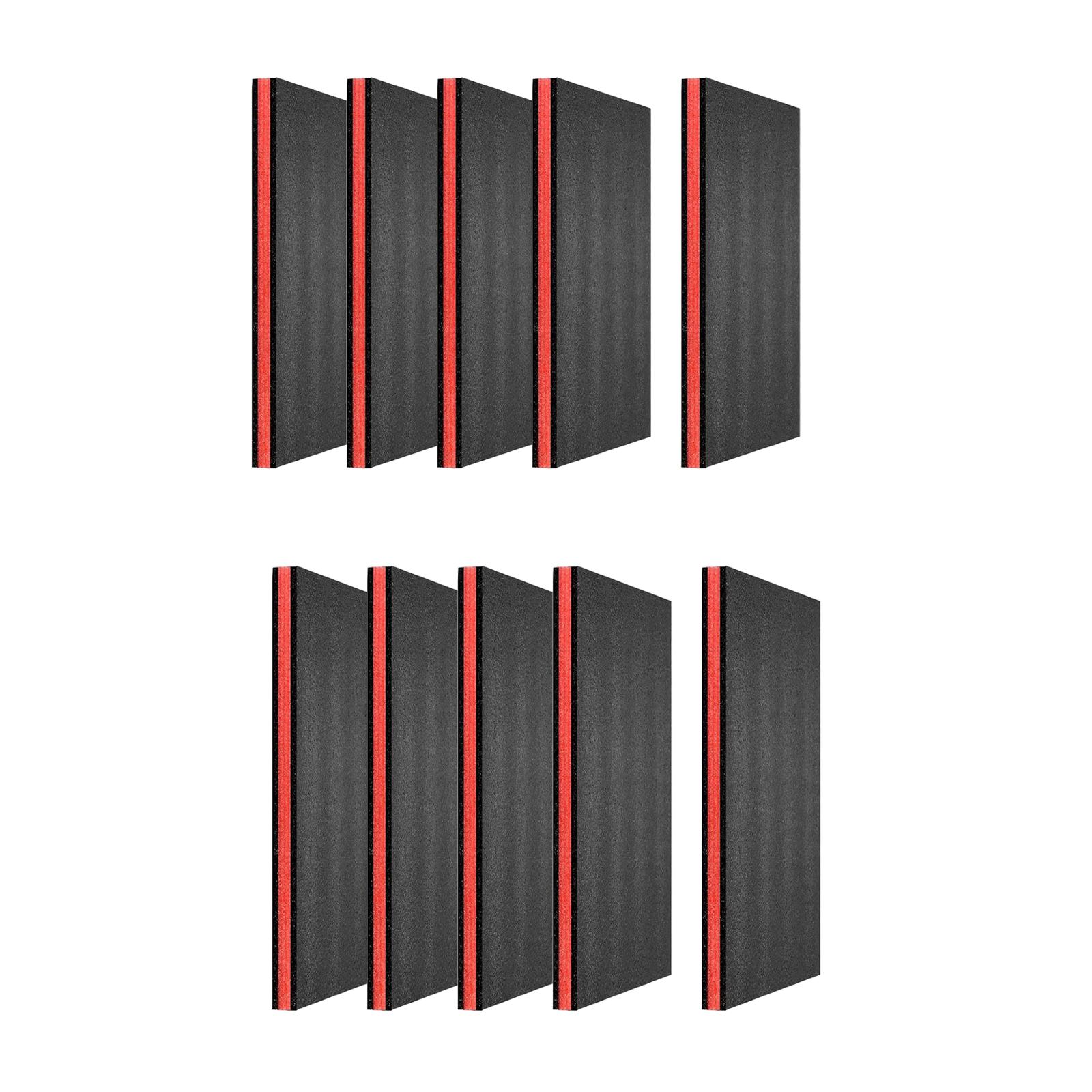 

5 Pieces Tool Box Foam Inserts Anti Slip Professional Removable for Toolboxes Packaging Storage Transport Padding Crafts Length 50cm