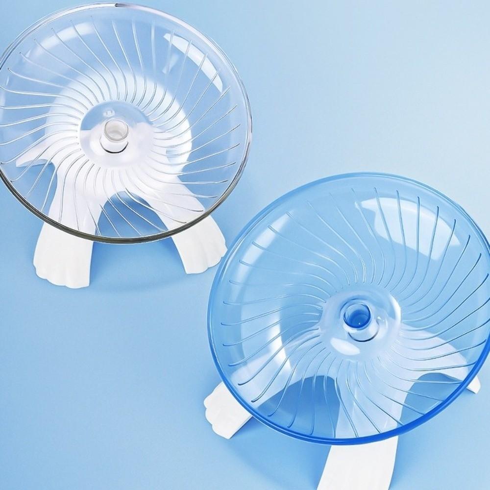 New Acrylic Hamster Running Wheel Anti-slip Silent Spinner Running Disc Steel Axle Extra Large Cage Running Wheel for Small Pet