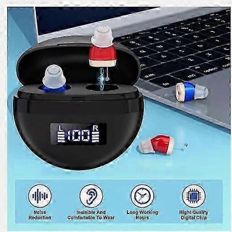 Rechargeable ITE Hearing Aids for Severe Hearing Loss - Discreet & Effective