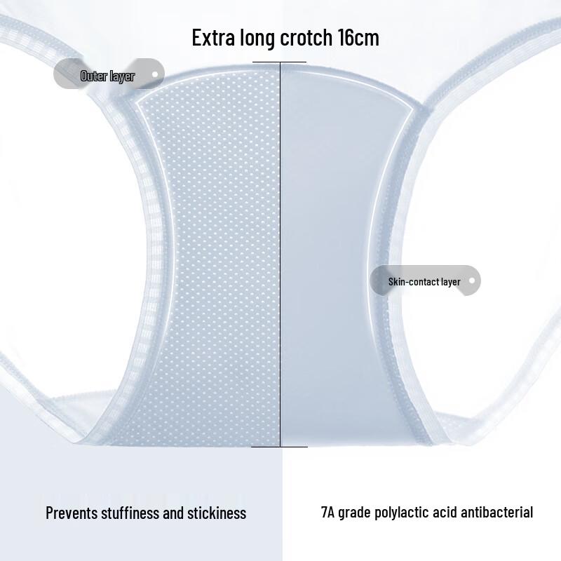 Urban Beauty Women's 6-Pack Ice Silk Seamless Briefs