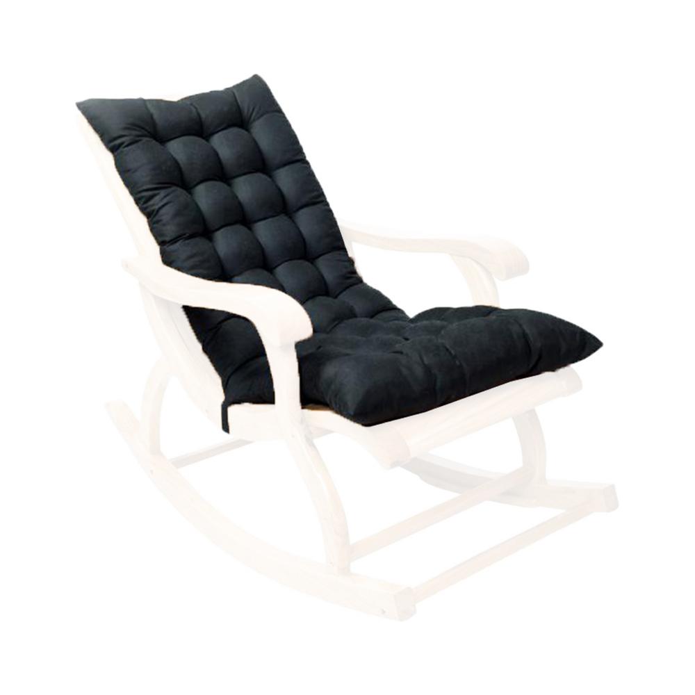 Rocking Chair Cushion Lounger Cushion Rocking Chair Back Three-dimensional Sofa Cushion For Home Garden Relax No Including Chair