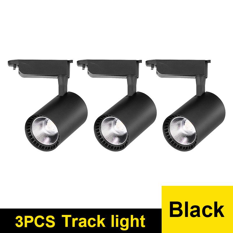Led Track Light AC220V COB Spotlight Rail Lighting 12W 20W 30W 40W  Set Led Track Rail Spotlight Clothing Store Shop Home