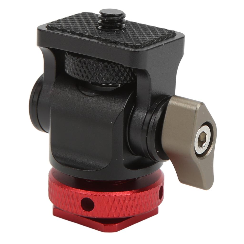 Mini Tripod Ball Head Cold Shoe Adapter for Mounting Camera Monitor Flash LED Fill Light