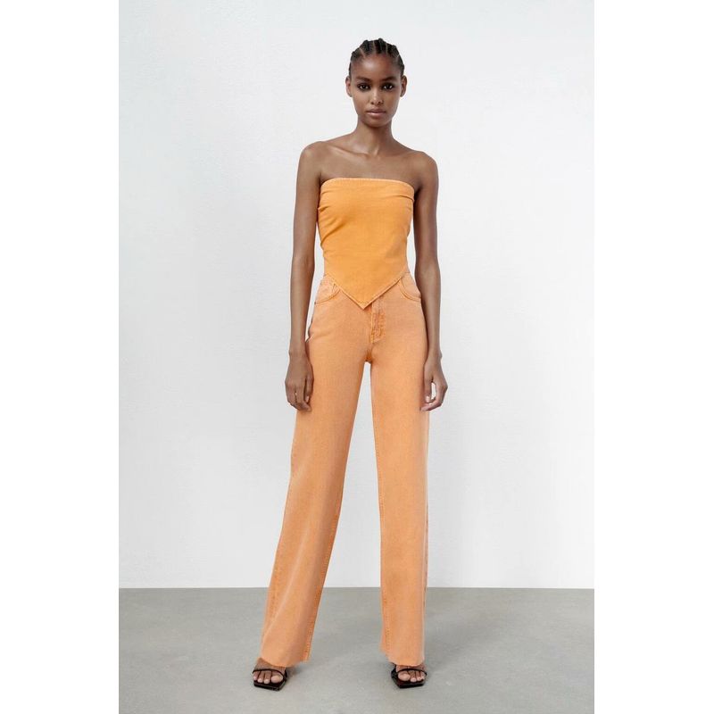 Autumn Commute Leisure High Waist Straight-Leg Wide-Leg Pants