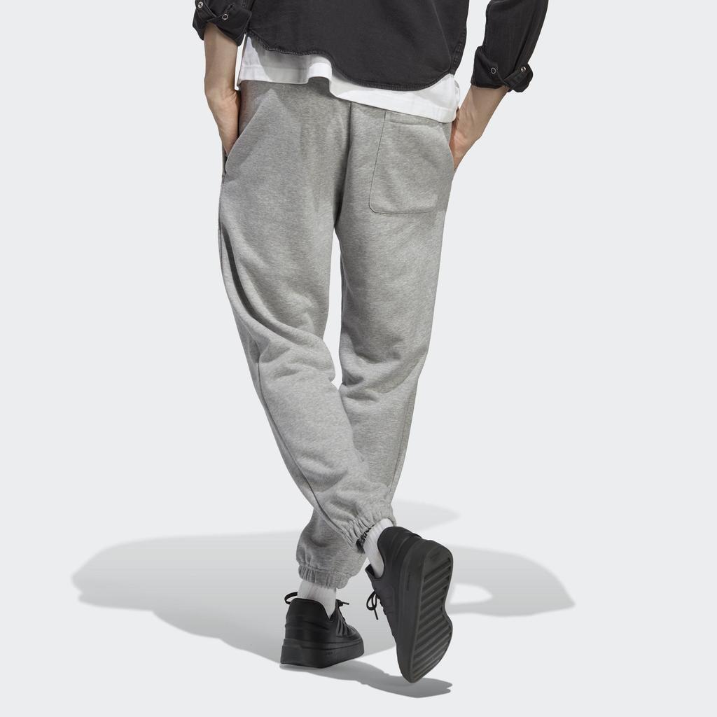Adidas All SZN French Terry Regular Fit Elastic Cuff Jogger Pants Men Medium Grey Heather IC9773