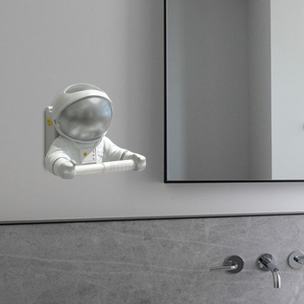 Astronaut Toilet Paper Holder Cartoon Paper Towel Holder for Home Decoration