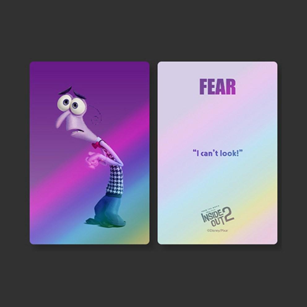 Disney Inside Out 2 Conjunto de Photocard Holográfico de 9